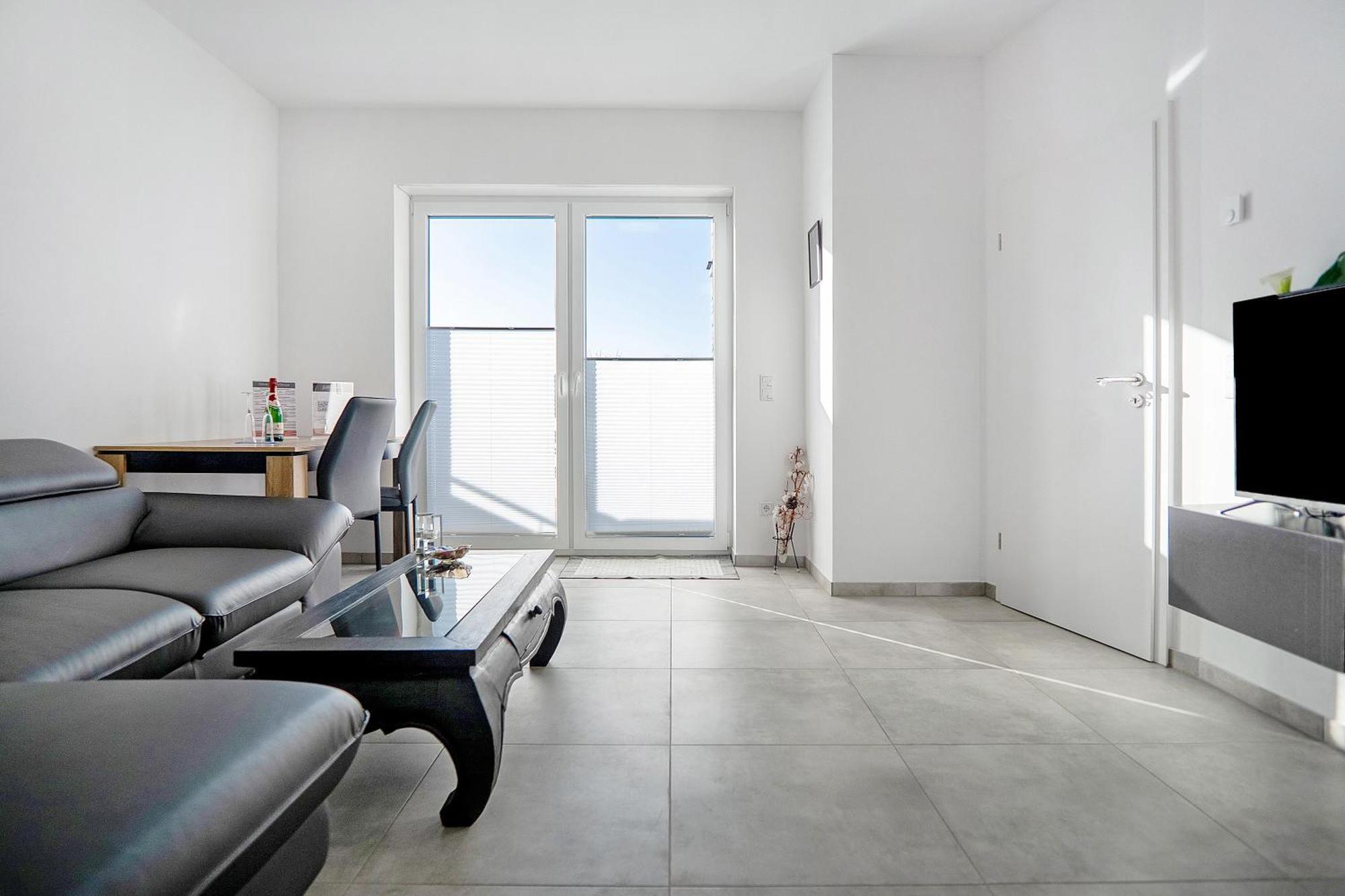 Neubau Ferienwohnung Mit Balkon Гронау Экстерьер фото