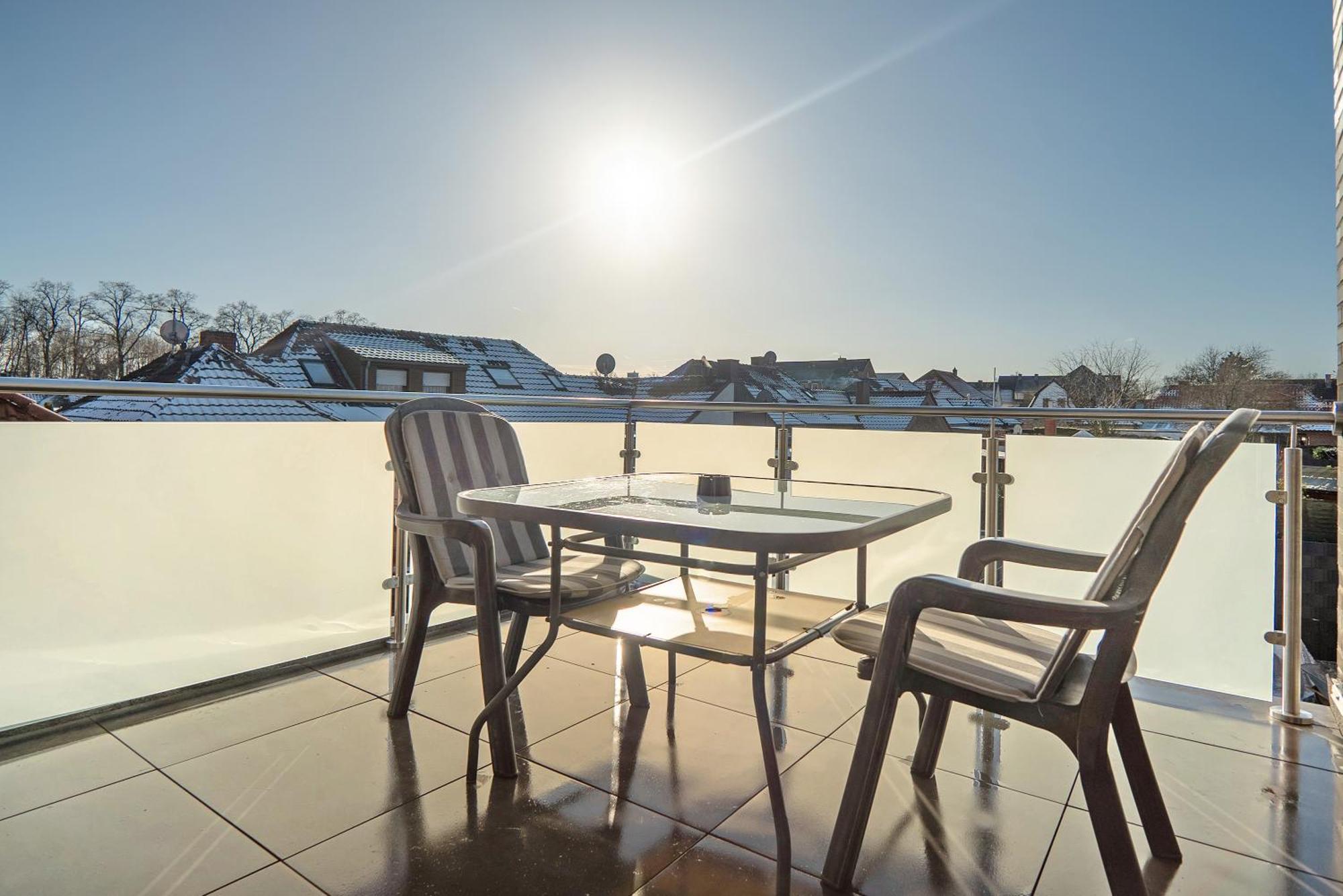 Neubau Ferienwohnung Mit Balkon Гронау Экстерьер фото